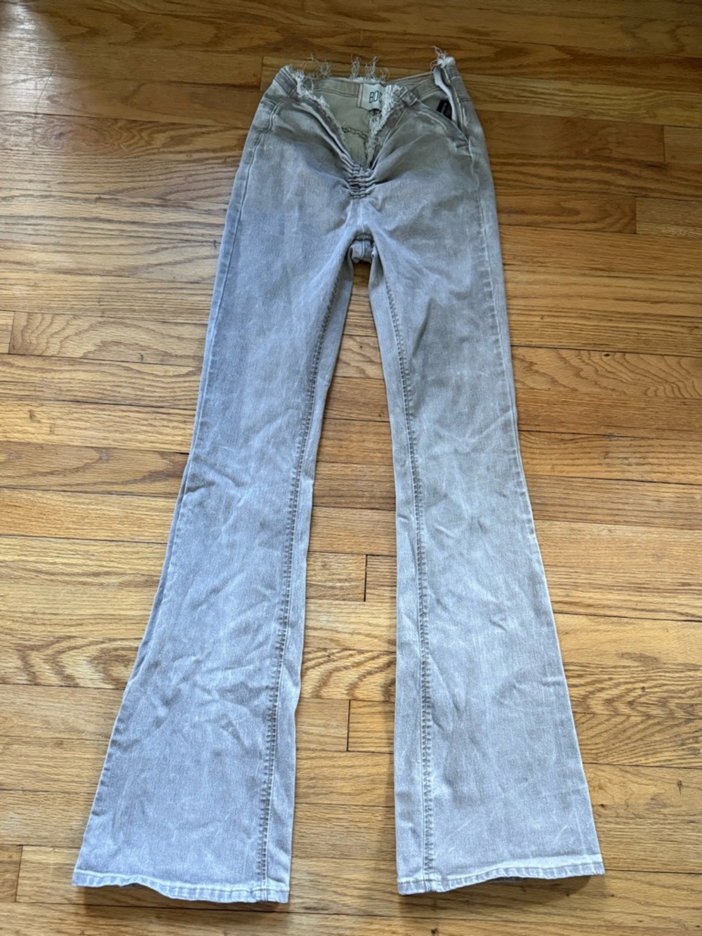 BDG Beige Flared Jeans